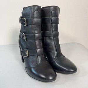 Diesel Leather Buckle Boot